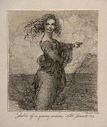 Gary Kaemmer - Sketch of a Young Woman after Leonardo